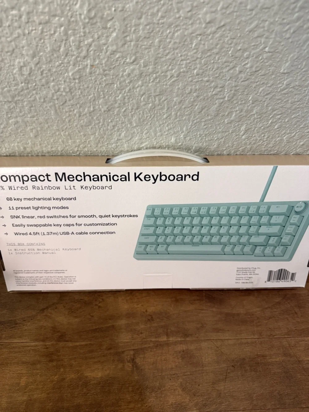 Compact Mechanical Keyboard - Mint Green